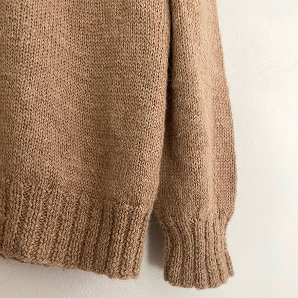 70s Alpaca knit cardigan - Picture 5 of 9